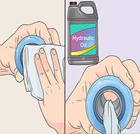 grease the piston and seals